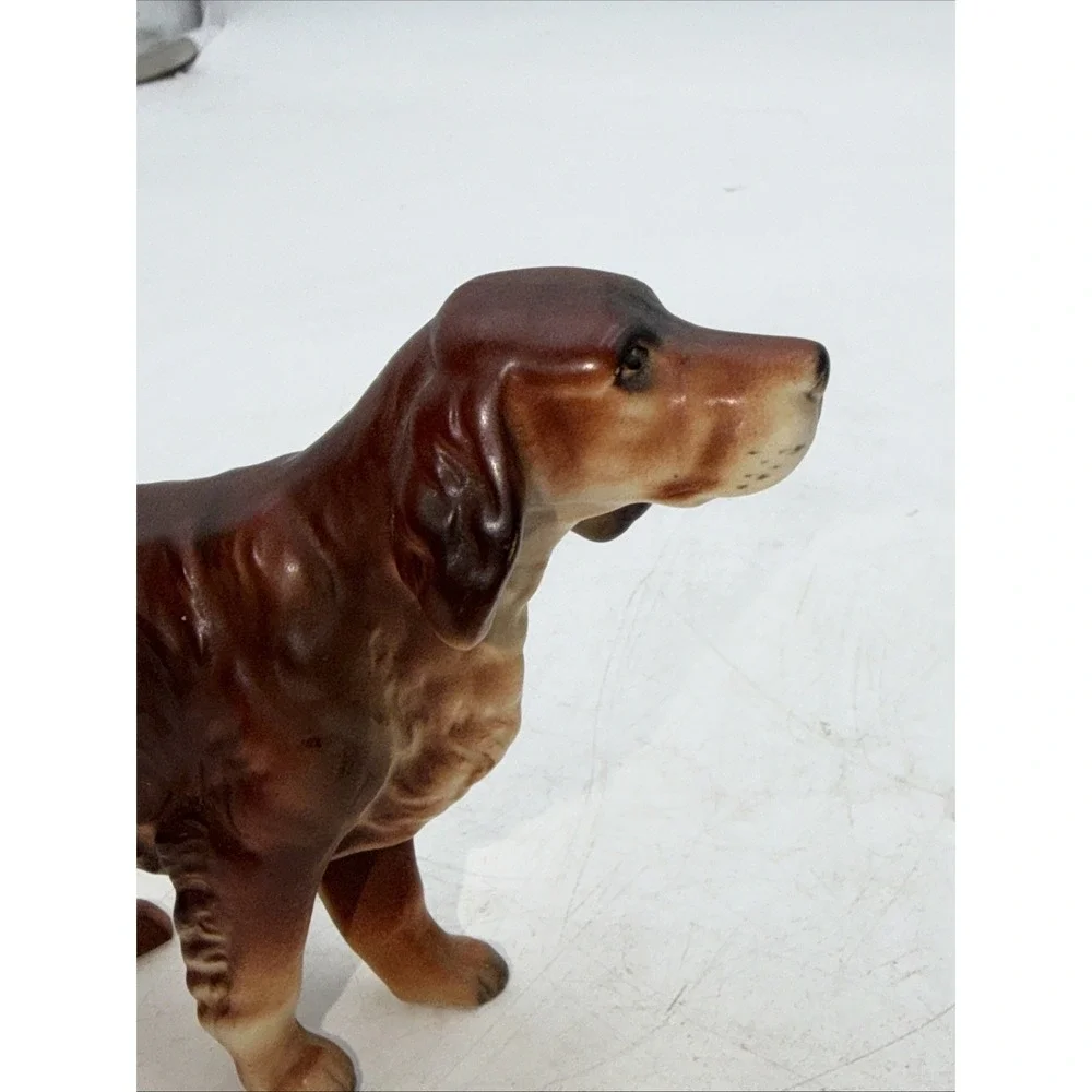 English Setter Dog Porcelain Figurine Marked #1260 Japan Great Condition